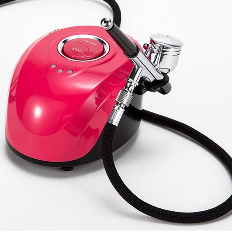 Airbrush Kit With Mini Compressor - Profesjonalny Przenośny Zestaw Aerografu ABS Mini