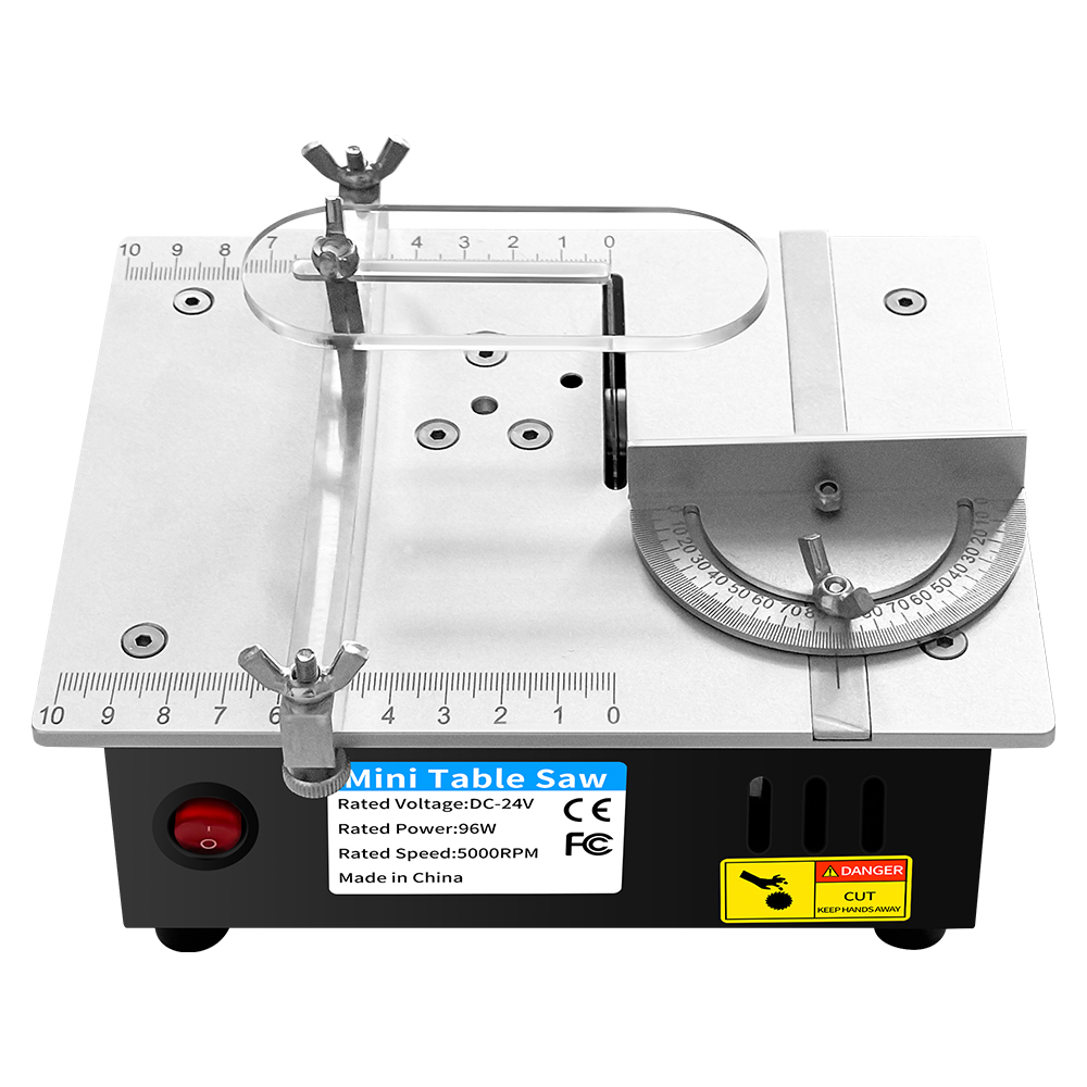 Mini Table Saw For Woodworking - DC24V Domowa miniaturowa piła stołowa do