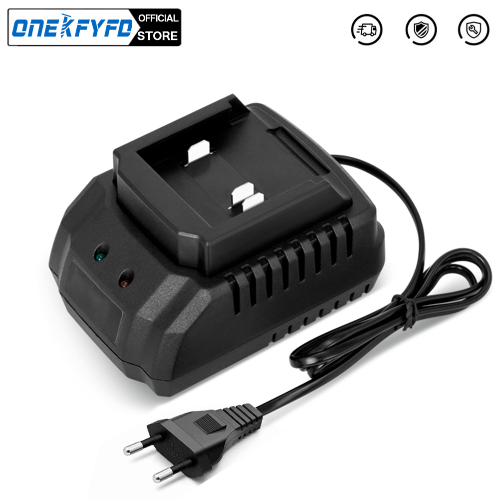 Brushless Cordless Electric Drill 18V - Ładowarka z wtyczką EU/US/UK do akumulatorów