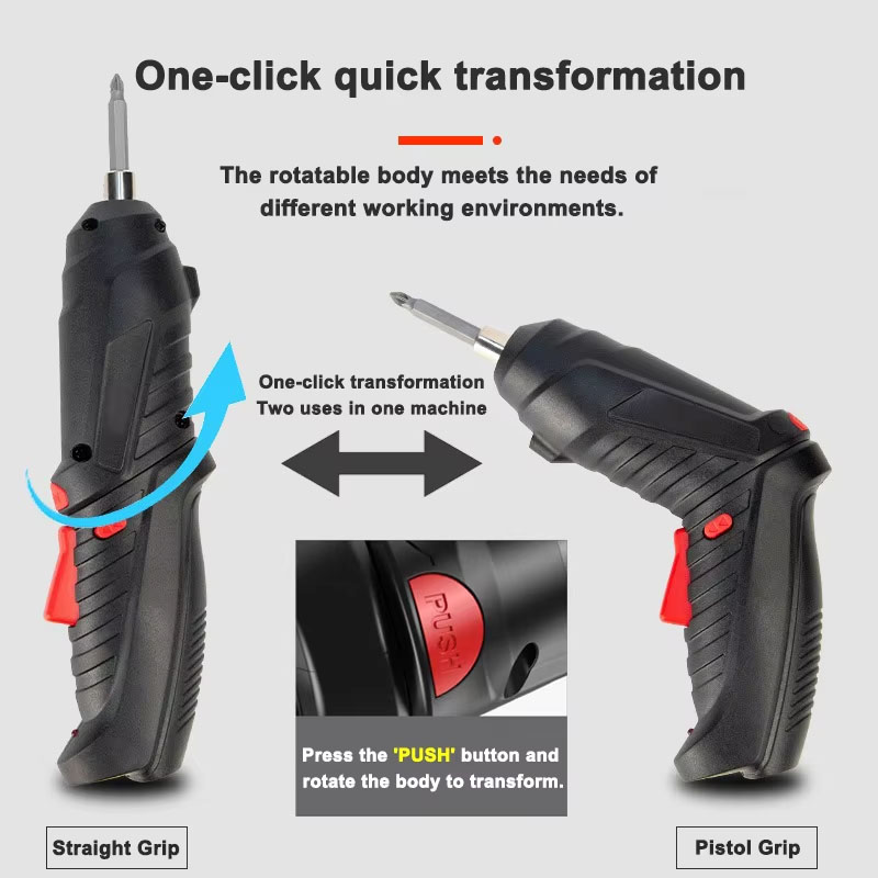 Zestaw wkrętaków elektrycznych – Electric Screwdriver Rechargeable Usb recenzja i cena