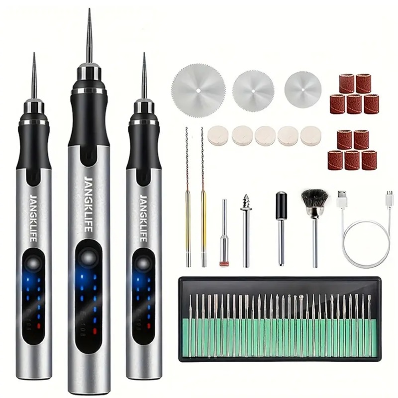 Elektryczny długopis do grawer – Cordless Rotary Tool Kit Accessories recenzja i cena