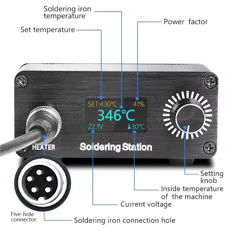 ABYN-Professional T12 Przenośn – Digital Soldering Station T12 recenzja i cena