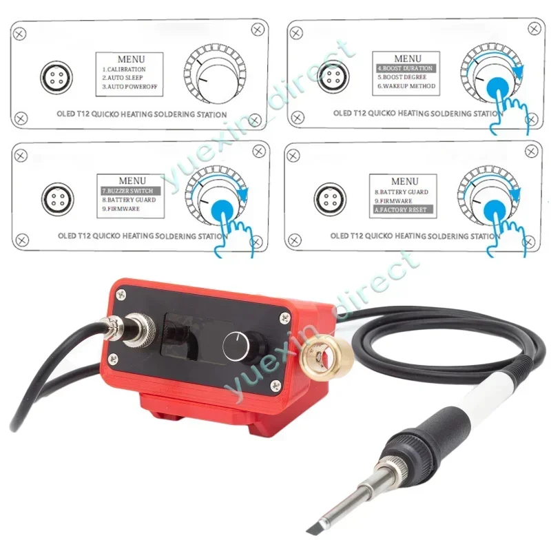 Elektryczna cyfrowa lutownica  – Digital Soldering Station T12 recenzja i cena
